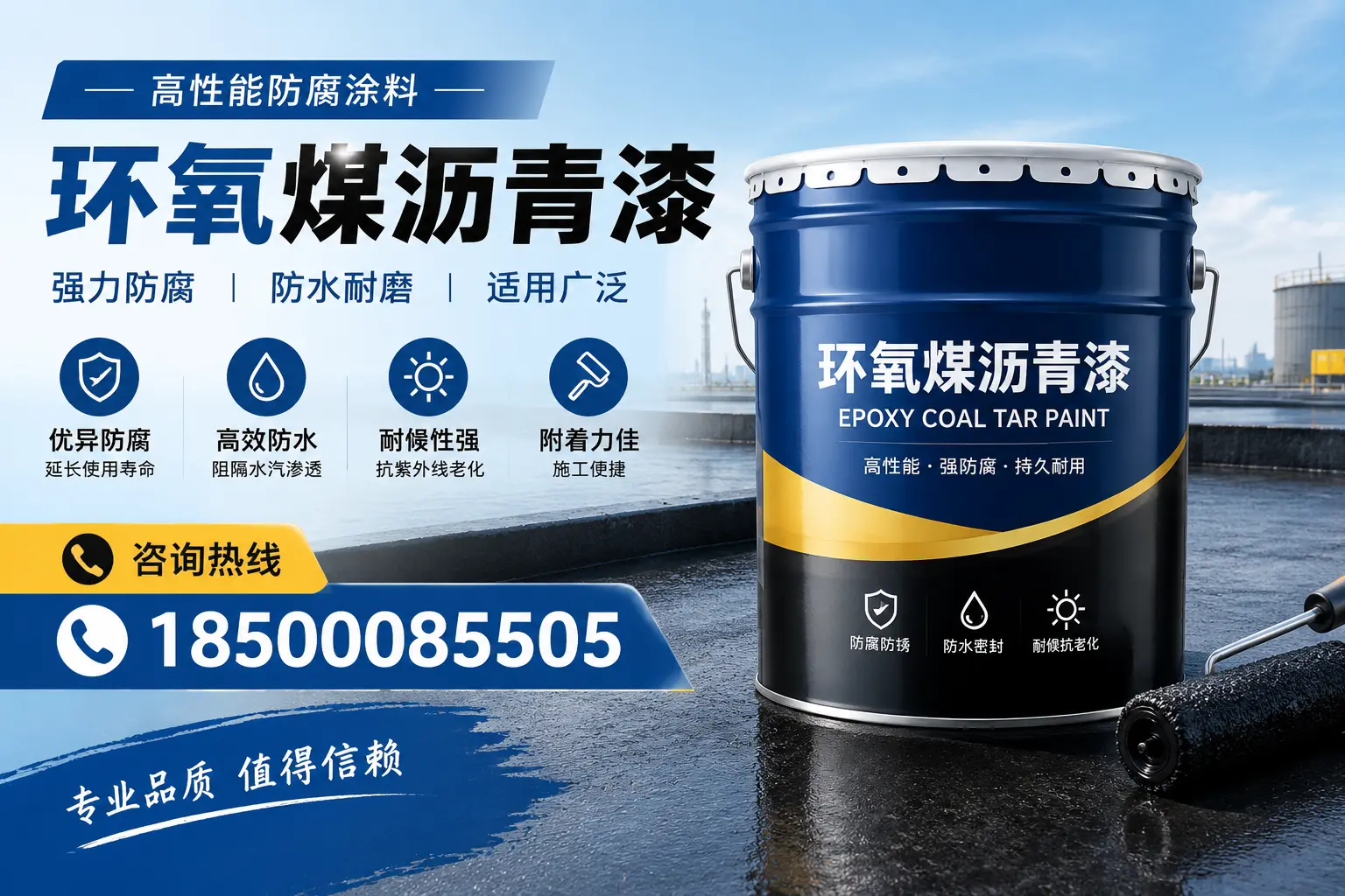 环氧煤沥青漆的主要成分与功能，安顺用户深度了解